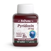 Pyridoxin 20 mg  doplnk stravy s obsahem vitaminu B6