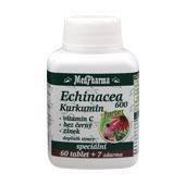 Echinacea 600 FORTE + kurkumin + vit. C + bez černý + zinek