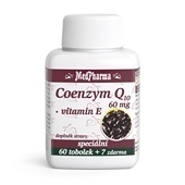 Coenzym Q10 60 mg + vitamin E