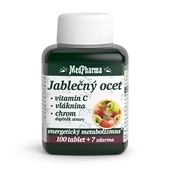 Jablen ocet + vitamin C + vlknina + chrom