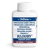 Glukosamin sulft (chondroitin, MSM, kurkuma) KLOUBY
