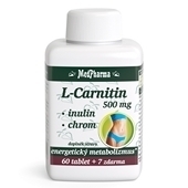 L-Carnitin 500 mg + inulin + chrom