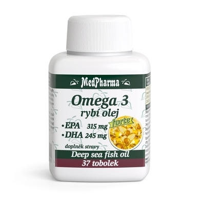 Omega 3 ryb olej FORTE - EPA 315 mg + DHA 245 mg
