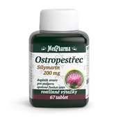 Ostropestec, silymarin 200 mg