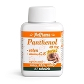 Panthenol 40 mg + selen + vitaminy C, E